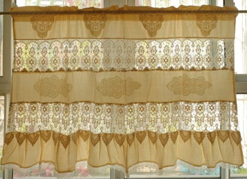 Fringed Curtain Valance/Wall Hanging/Backdrop