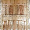 BOHO Country Cottage Farmhouse Vtg. Lace Fringed Curtain