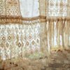 Vintage Lace Fringed Curtain Valance