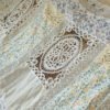 Rustic Farmhouse Lace Doily Fringed Curtain