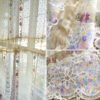 Elegant Floral Lace Curtain Panel - Soft Translucent Fabric for Cozy Home Aesthetics